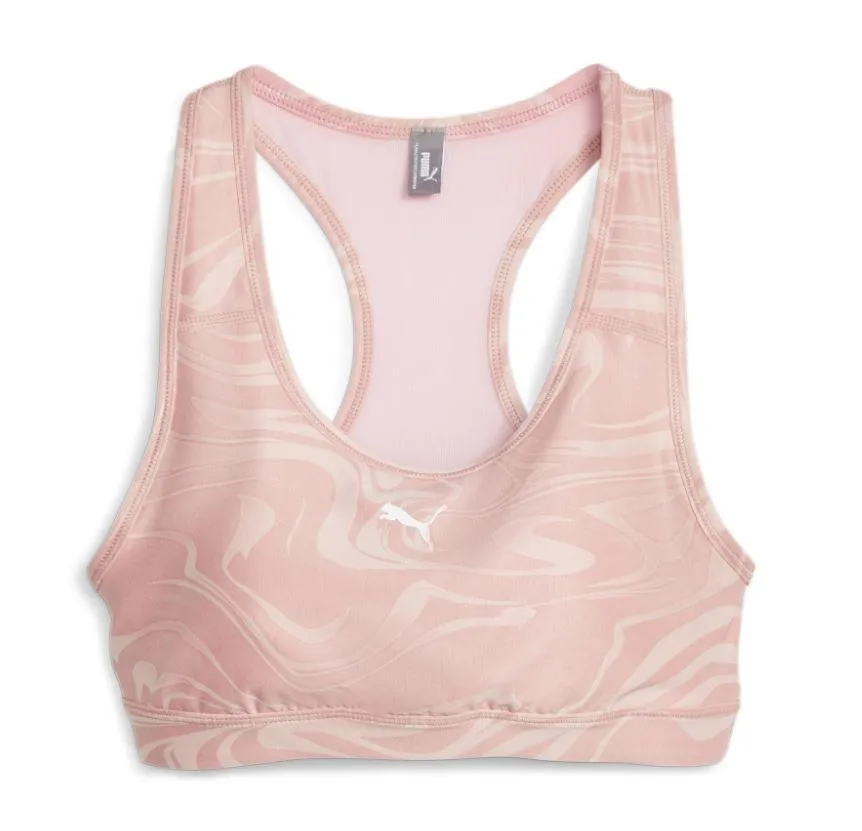 Sujetador Deportivo Puma 4Keeps Bra Medio Impacto Rosa